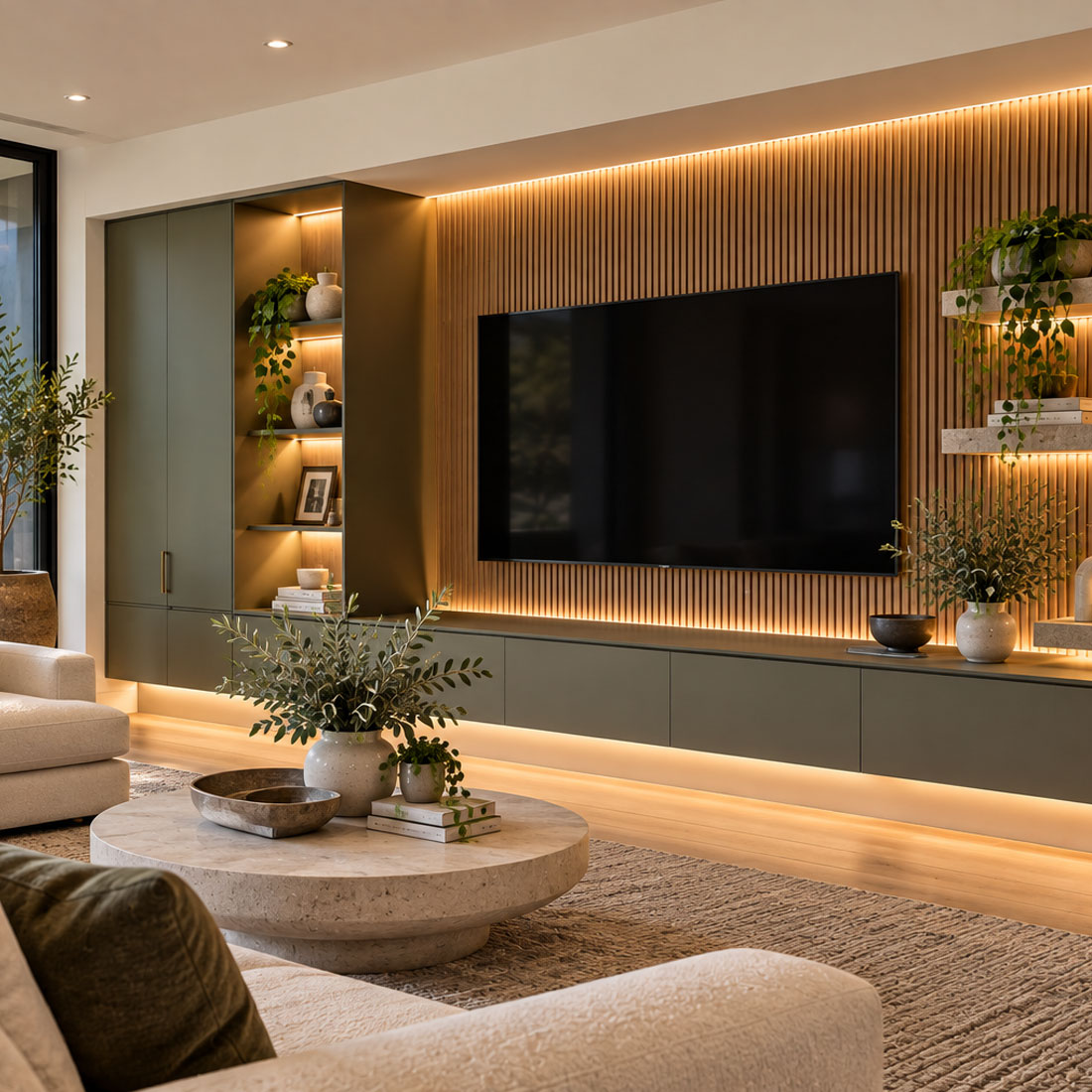 Bespoke built-in cabinetry in a Hornsby residence