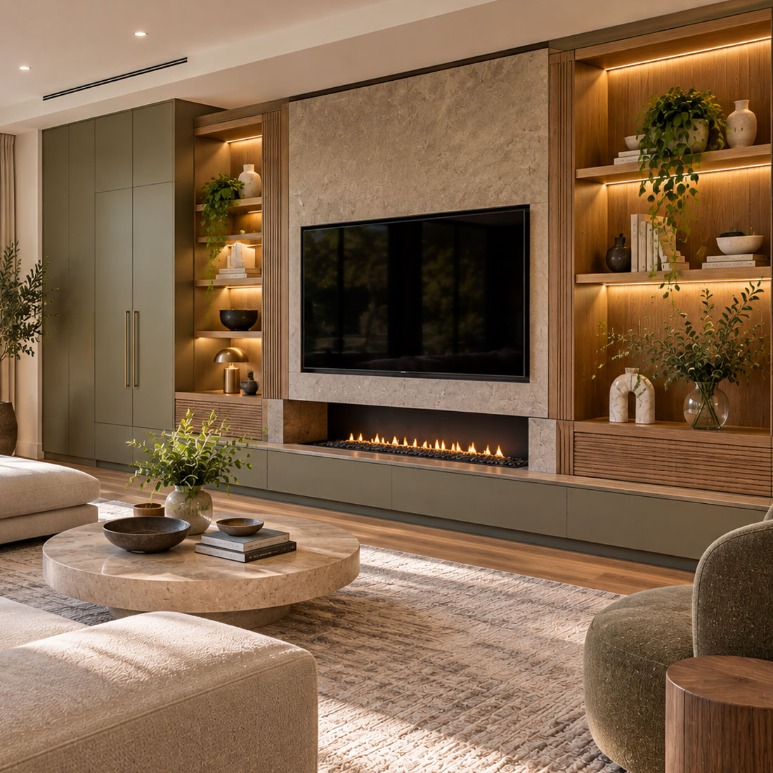 Bespoke built-in cabinetry in a Lindfield residence