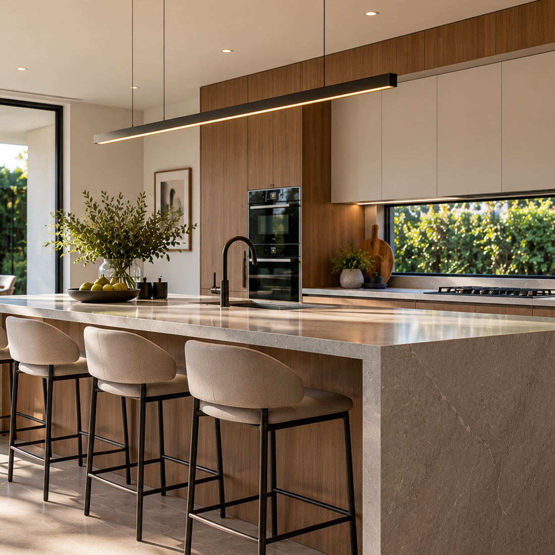 Custom kitchen joinery in a Killara home