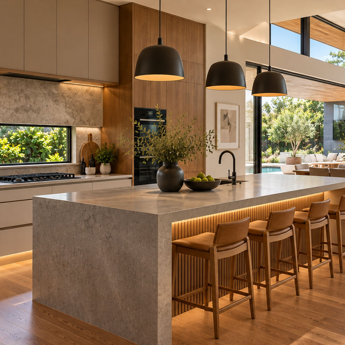 Custom kitchen joinery in a St Ives home