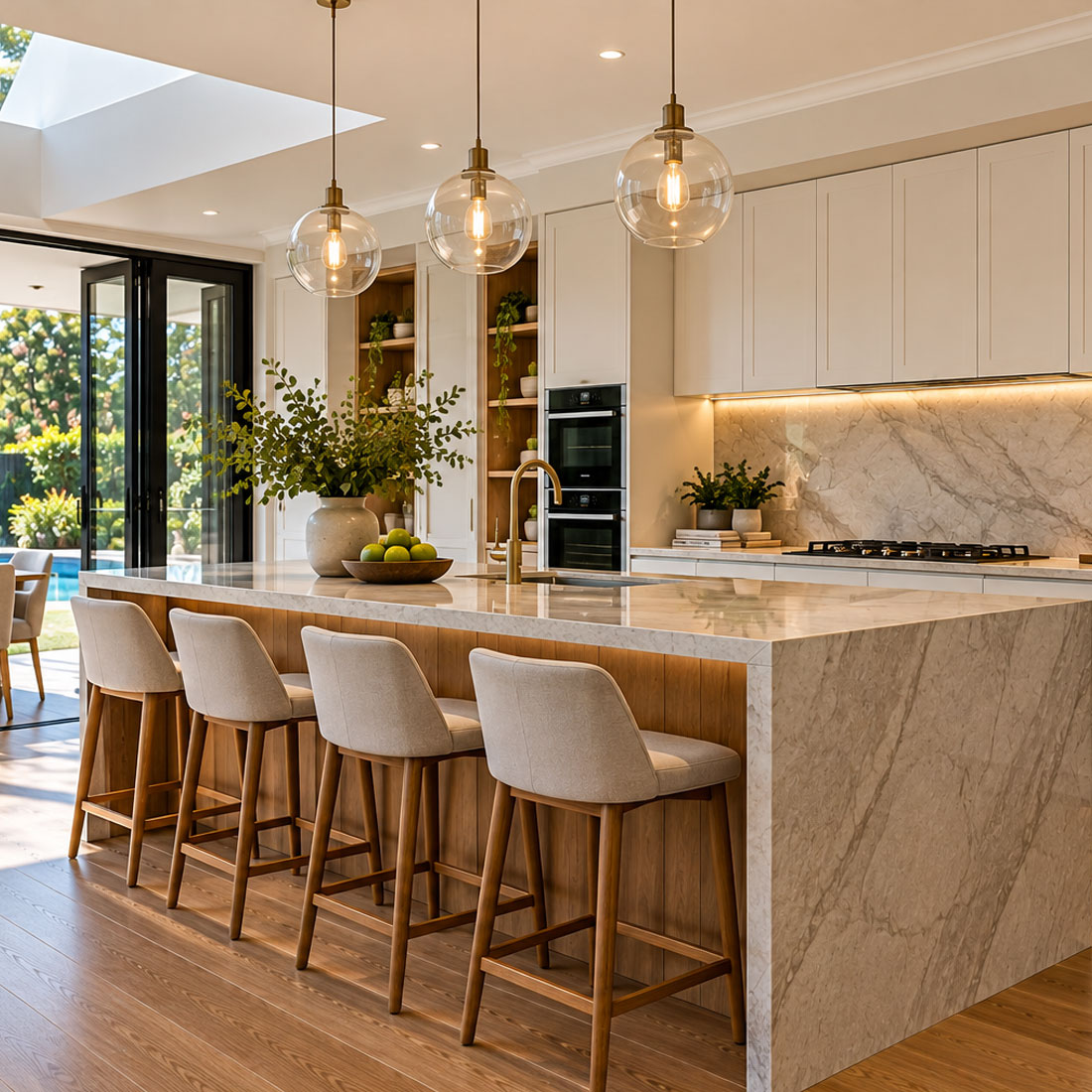 Custom kitchen joinery in a Turramurra home