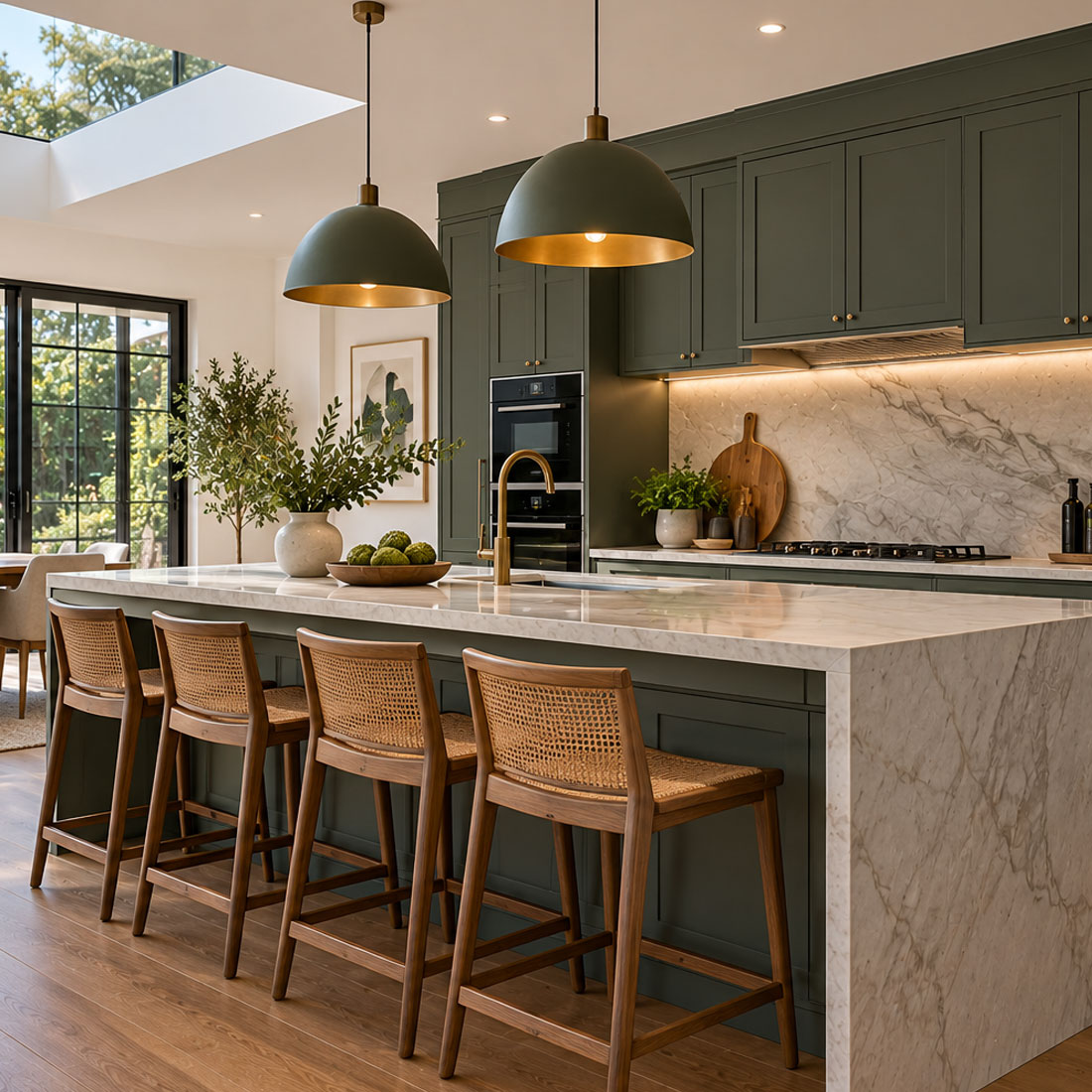 Custom kitchen joinery in a Gordon home
